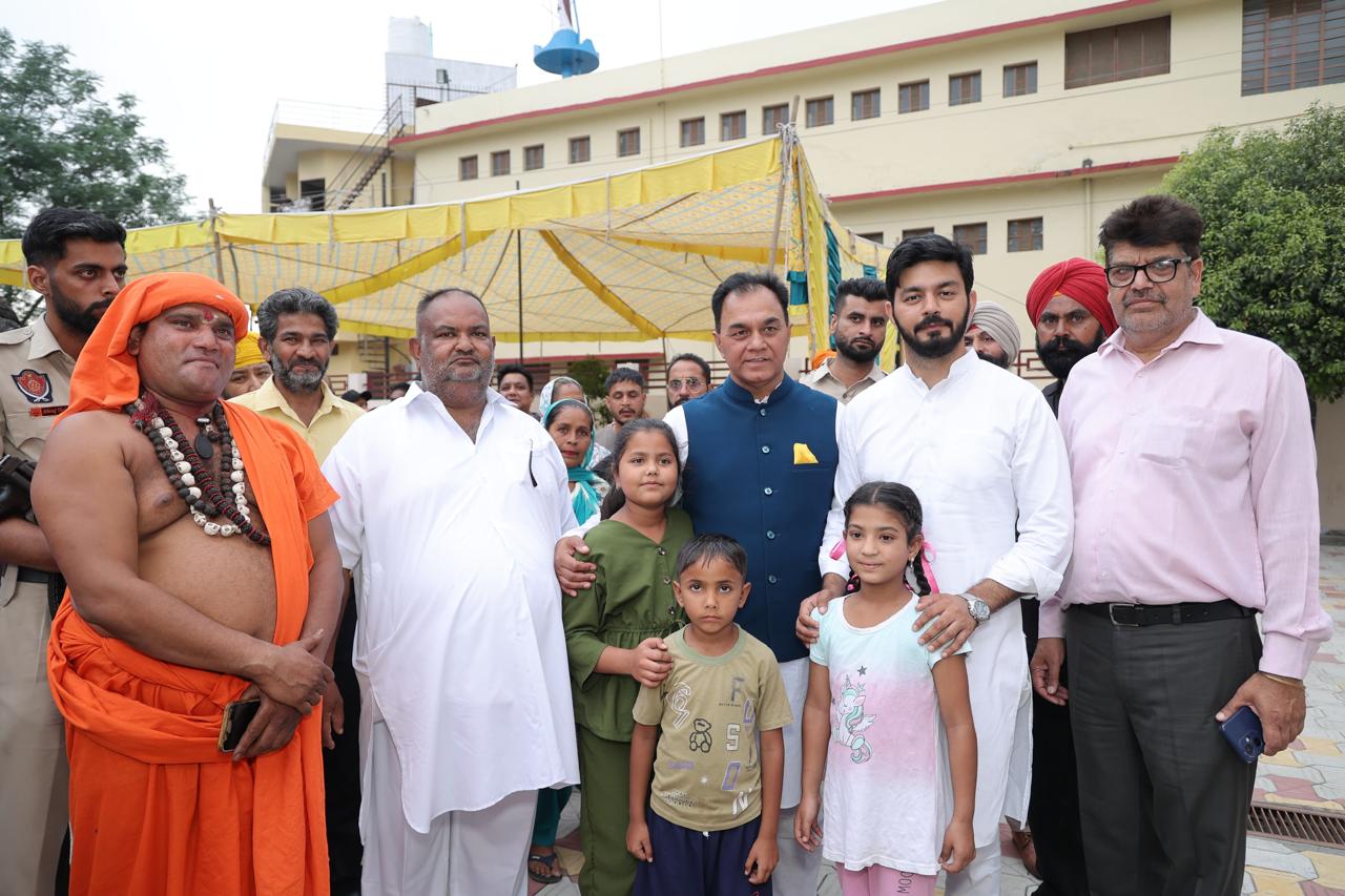 Inauguration of Mehtiana-Phuglana Link Road constructed at a cost of Rs. 59 lakhs.